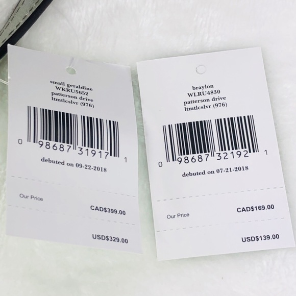 2PCS Kate Spade Small Geraldine Satchel Wallet Set - Picture 8 of 8